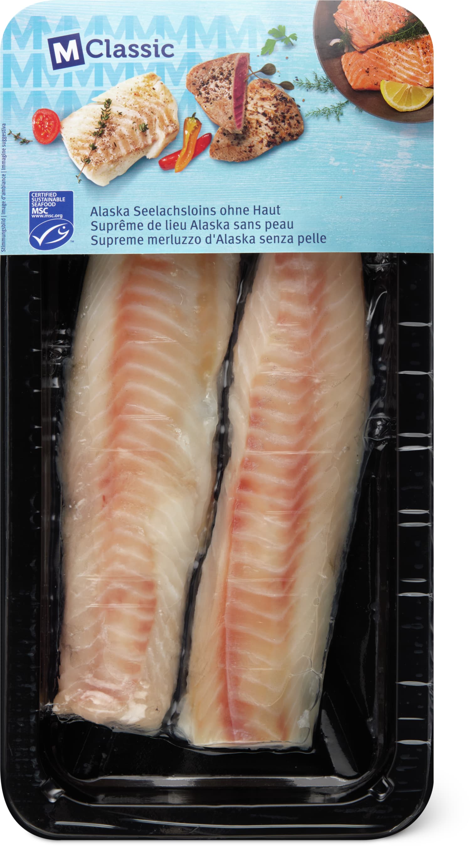 Lombi di merluzzo dell'Alaska